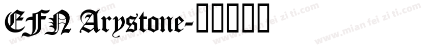EFN Arystone字体转换